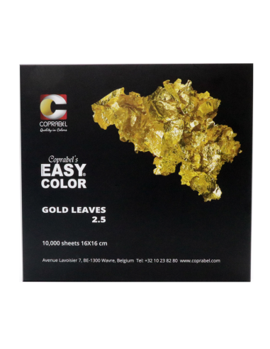 GOLDEN LEAVES 16x16cm 2.5